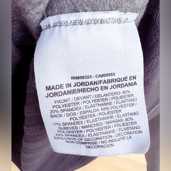 Nike Pro Dri-Fit Women's Long Sleeve 1/4 Zip Pullover Top Gray L Warm Stretch - Picture 11 of 16